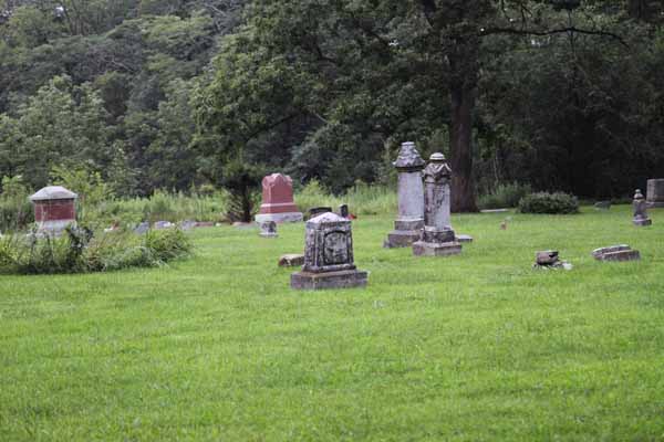 As you enter the cemetery, this is the initial site that greets you.  The monument in the fore ground is so old, the incription is no longer legible