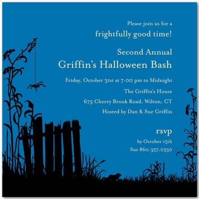 Sample Halloween Party Invitation